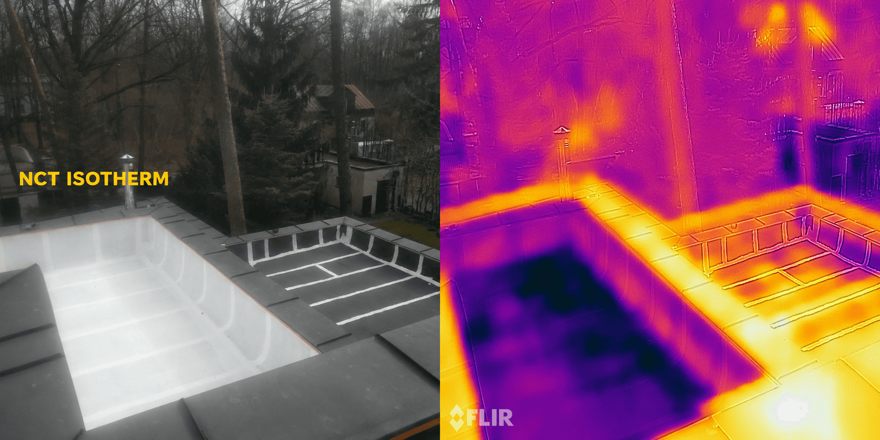 NCT ISOTHERM Dachisolieranstrich Wärmemessung